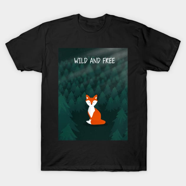 Wild and Free Protect the Foxes T-Shirt by Sizzlinks